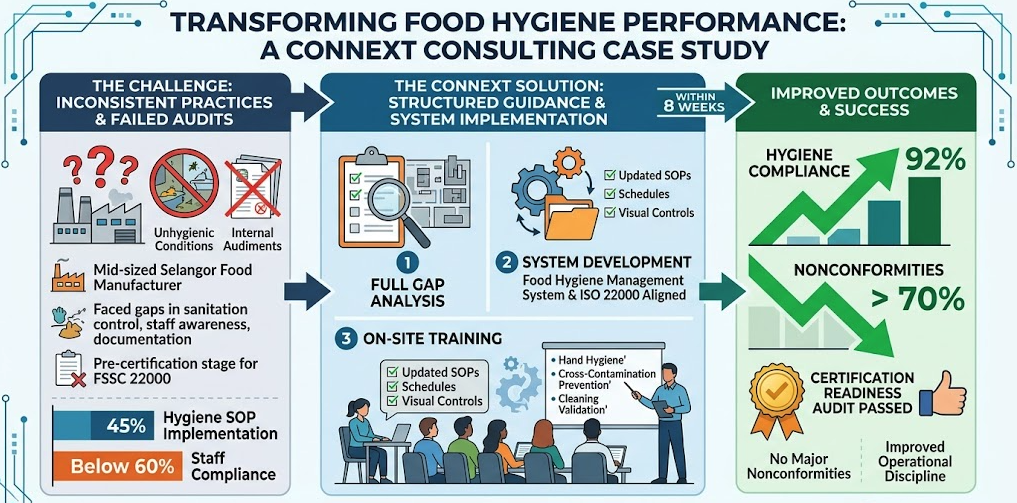 case study food hygiene