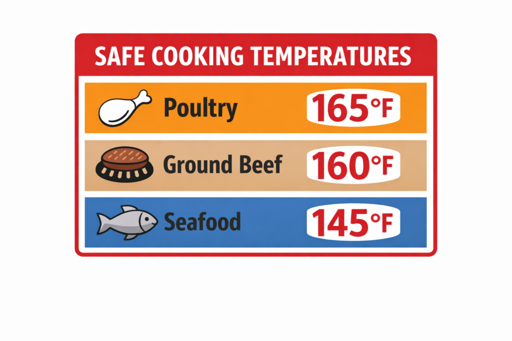 safe cooking temperature haccp