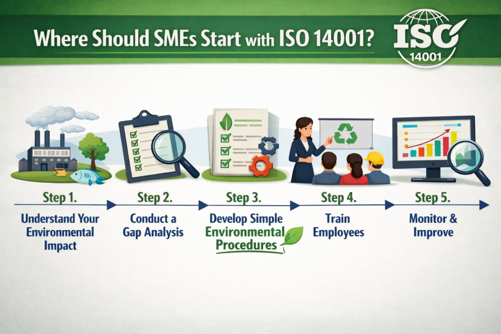 where should SMEs start with ISO 14001