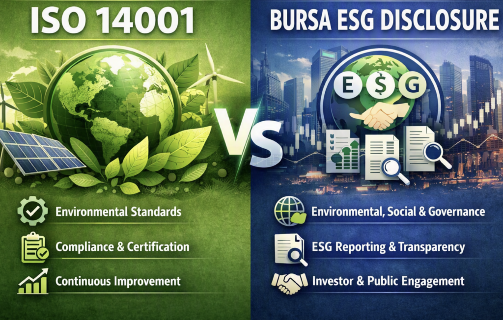 ISO 14001 vs Bursa ESG Disclosure