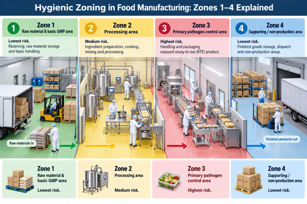 hygienic zone 1234
